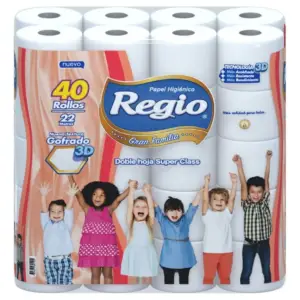 Higiénico Regio Gran Familia 22 m x 40 rollos DH