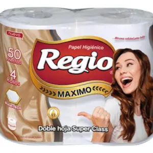 Higiénico Regio Máximo 50 m x 4 rollos DH