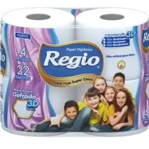 Higiénico Regio Familia 22 m x 4 rollos DH