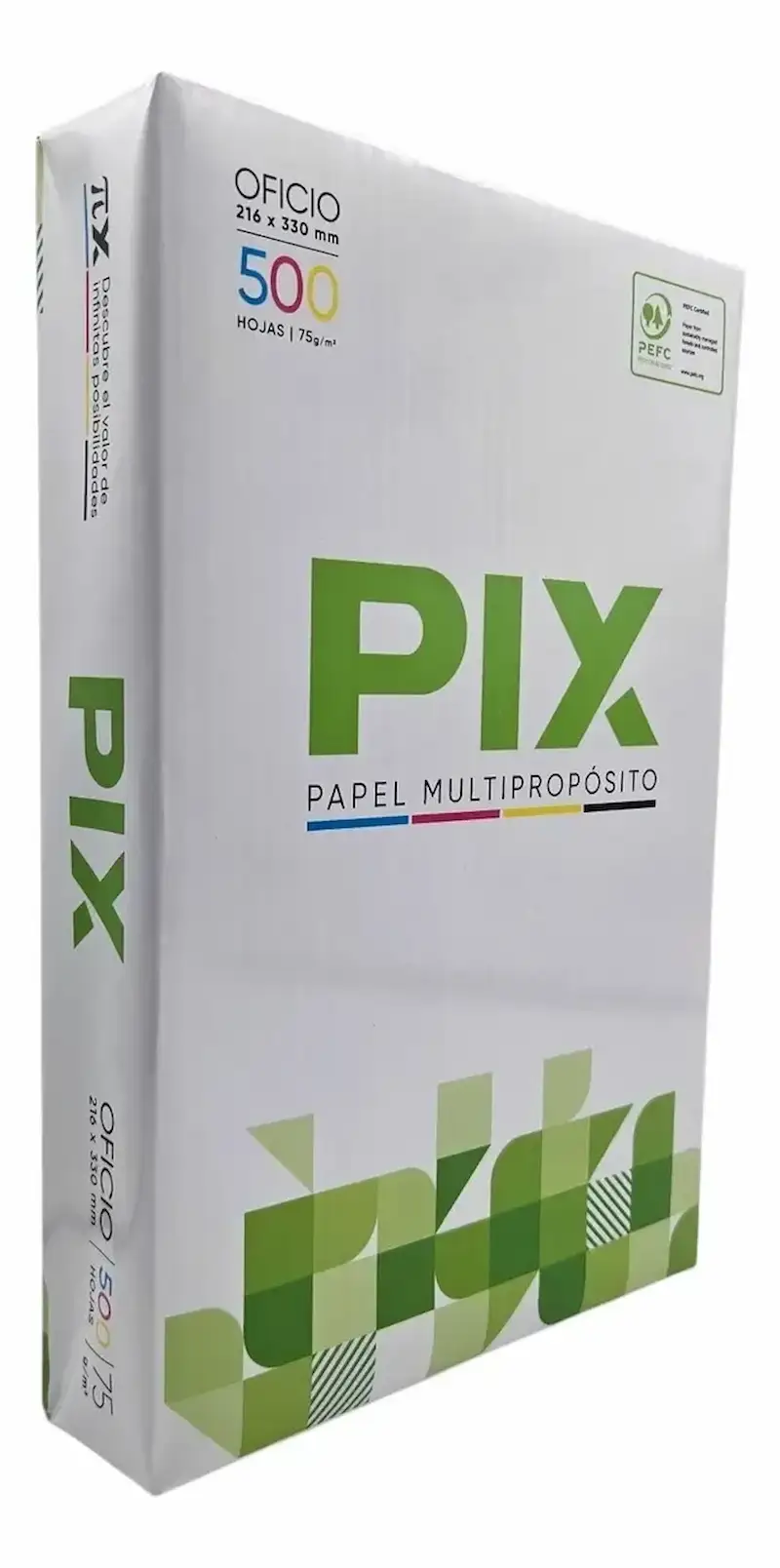 Resma Oficio Pix 75g 500 hjs Blanco