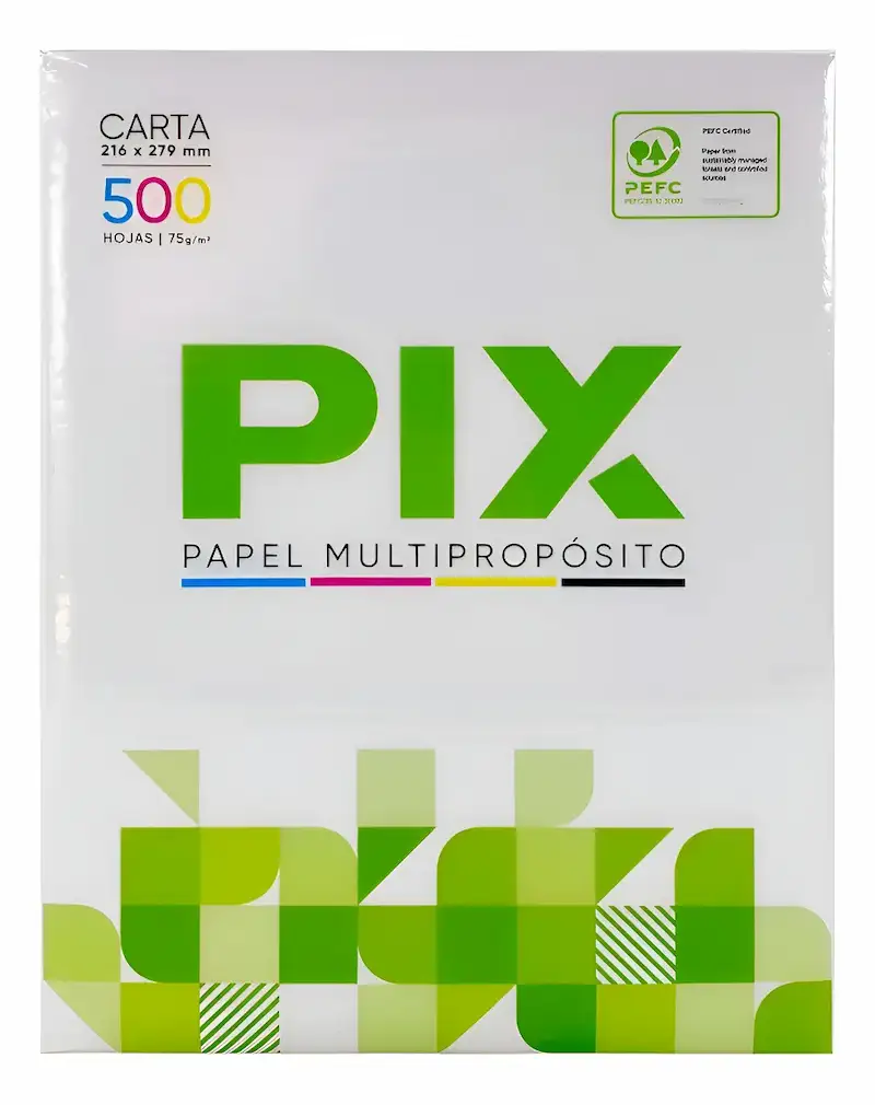 Resma Carta Pix 75g 500 hjs Blanco