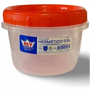 Contenedor Reyplast 500 ml Hermético Pack 4 Unidades